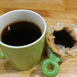 茶こしで淹れる簡単ドリップコーヒー